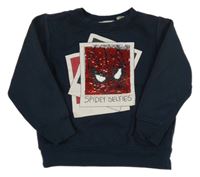 Tmavomodrá mikina so Spidermany H&M