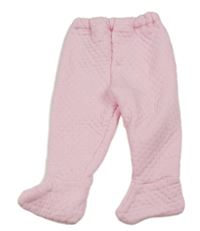 Světlerůžové teplákové polodupky 