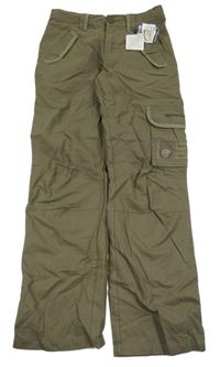Nové - Khaki cargo kalhoty Alive