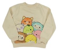 Béžová mikina so zvířátky - Sqishmallows H&M