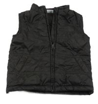 Čierna šušťáková zateplená vesta Impidimpi