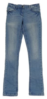 Svetlomodré skinny rifle Alive