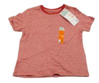 Nové - Červené melírované tričko Primark