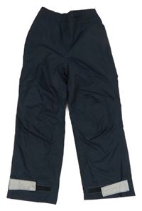 Tmavomodré šušťákové vodeodolné nohavice Tchibo