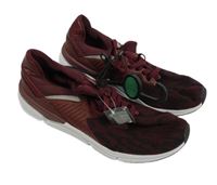 Nové - Pánské vínovo-černé vzorované botasky Primark vel. 43