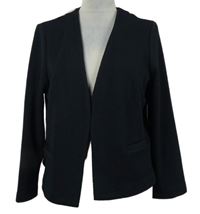 Nové - Dámský tmavomodrý vzorovaný sakový cardigán Dunnes 