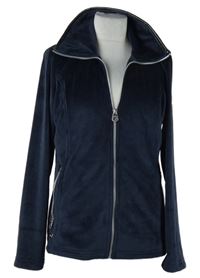 Dámská tmavomodrá plyšová funkční propínací mikina Regatta 