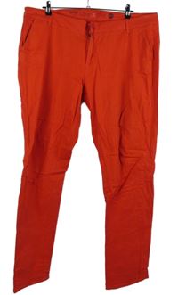 Dámské červené plátěné chino kalhoty S. Oliver 