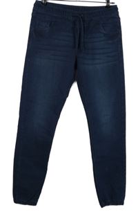 Dámske tmavomodré cuff jogger rifle Esmara