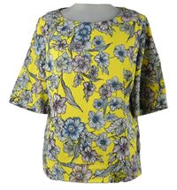 Dámská žlutá květovaná halenka So Fabulous 