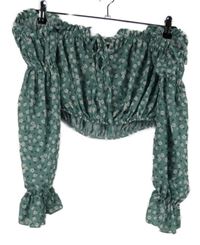 2set - Dámsky světlezený bandeau top + nandavací rukávy