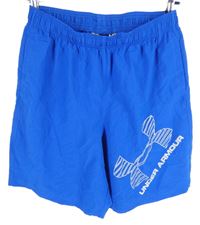 Pánské safírové šusťákové sportovní funkční kraťasy Under Armour 