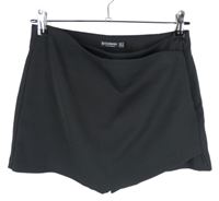 Dámská černá skort sukně Sradivarius 