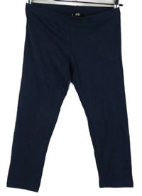 Dámské tmavomodré capri legíny H&M
