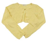 Žlté svetrové bolerko H&M