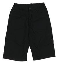 Čierne plátenné kraťasy Chapter young