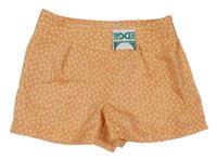 Nová - oranžovo-žlté kraťasy s bodkami EDGE