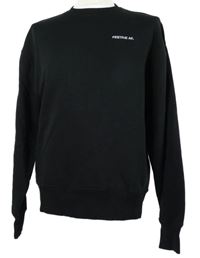 Pánska čierna mikina s nápisom