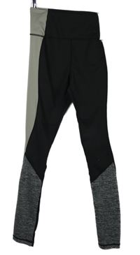 Dámske čierno-béžové športové legíny Shein