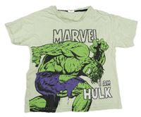 Zelenkavé tričko s Hulkem Marvel