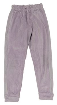 Lila plyšové tepláky zn. Matalan