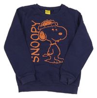 Tmavomodrá mikina so Snoopym