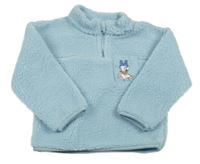 Světlemodrá huňatá mikina s Daisy Primark