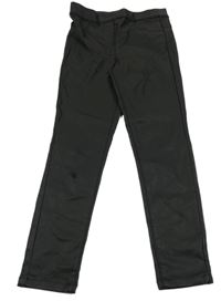 Čierne koženkové legíny Next