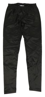 Čierne koženkové legíny Y.F.K.