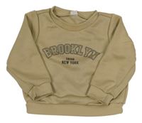 Béžová mikina s nápisom Shein