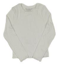 Bílé žebrované triko Primark