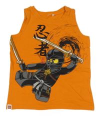 Oranžové tielko s potiskem - Lego Ninjago