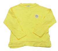 Žlté rebrované tričko s vreckom Nazar