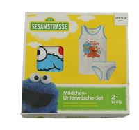 2set - Bílo-modrá košilka + kalhotky Sesame Street