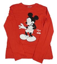 Červené triko s Mickeym 