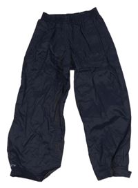 Tmavomodré šušťákové nepromokavé nohavice Mountain Warehouse