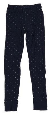 Tmavomodré legíny s puntíky George