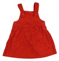 Červené menšestrové šaty Dunnes