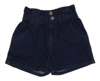 Tmavomodré riflové sukňové kraťasy Benetton