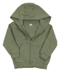 Khaki prepínaci mikina s kapucňou F&F