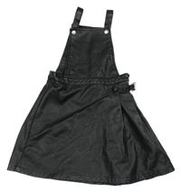 Čierna koženková na traká sukňa Primark