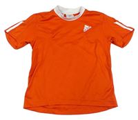 Tmavooranžové funkční sportovní tričko Adidas