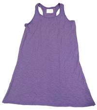 Tmavofialová melírovaná letná tunika zn. H&M