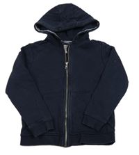 Tmavomodrá prepínaci mikina s kapucňou M&S