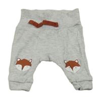 Světlešedé melírované turecké tepláky s liškami C&A