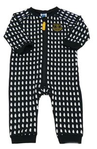 Černo-bílý vzorovaný overal s erbem Everton