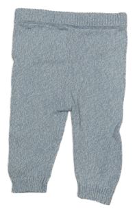 Modro-biele melírované pletené nohavice F&F