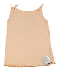 Nové - svetlooranžový rebrovaný top St. Bernard