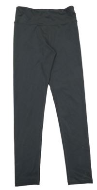 Tmavosivé športové legíny H&M