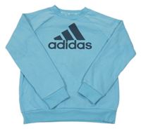 Světlemodrá mikina Adidas